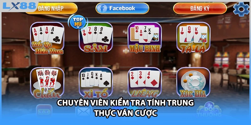 Chuyên viên kiểm tra tính trung thực ván cược